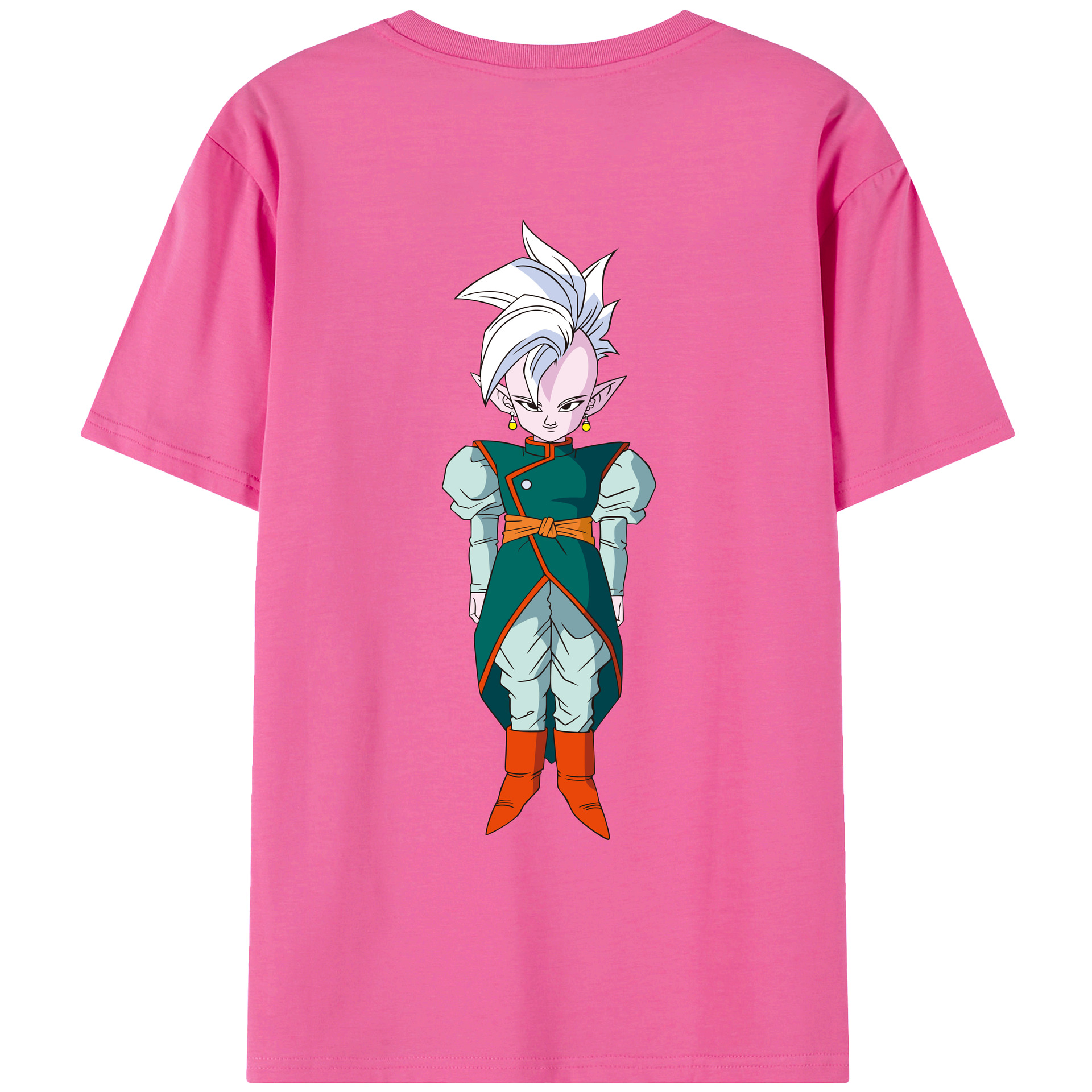 （画像用） ドラゴンボール DRAGON BALL レディース半袖Tシャツ(バックプリント)
